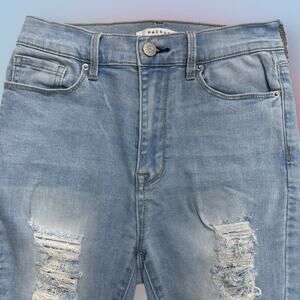 PACSUN Women’s 26 Distressed HIGH RISE JEGGING Blue Jeans